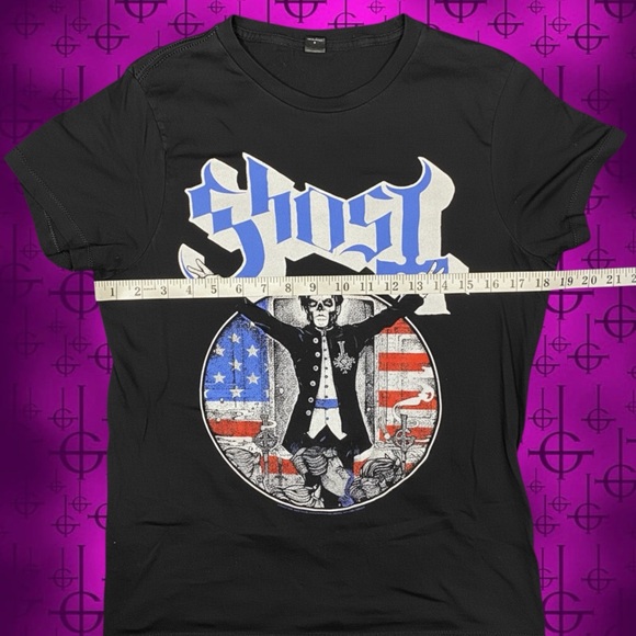 Ghost Popestar Papa Nixon Graphic T-Shirt - Picture 5 of 5